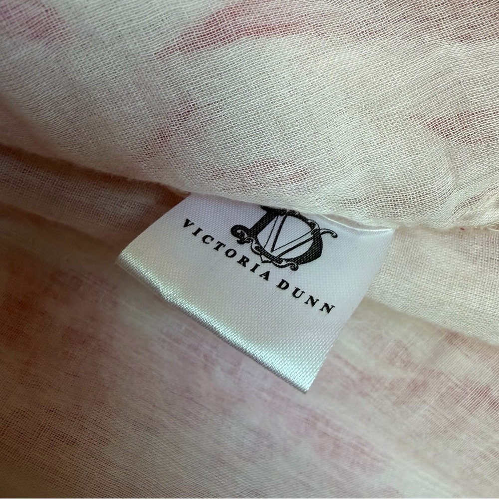 Victoria Dunn Floral Print Blouse XS Gathered Waist Square Neck Prairie EUC - Picture 4 of 13